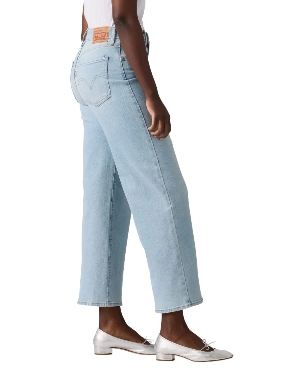 Levi's Women's High-Rise Wide Leg Jean, Light Blue, 8 - NWT